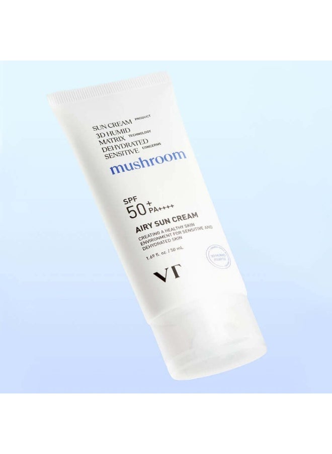 VT Airy Sun Cream, SPF 50+ PA++++, 3D Humid Matrix, 50ml - Image 4